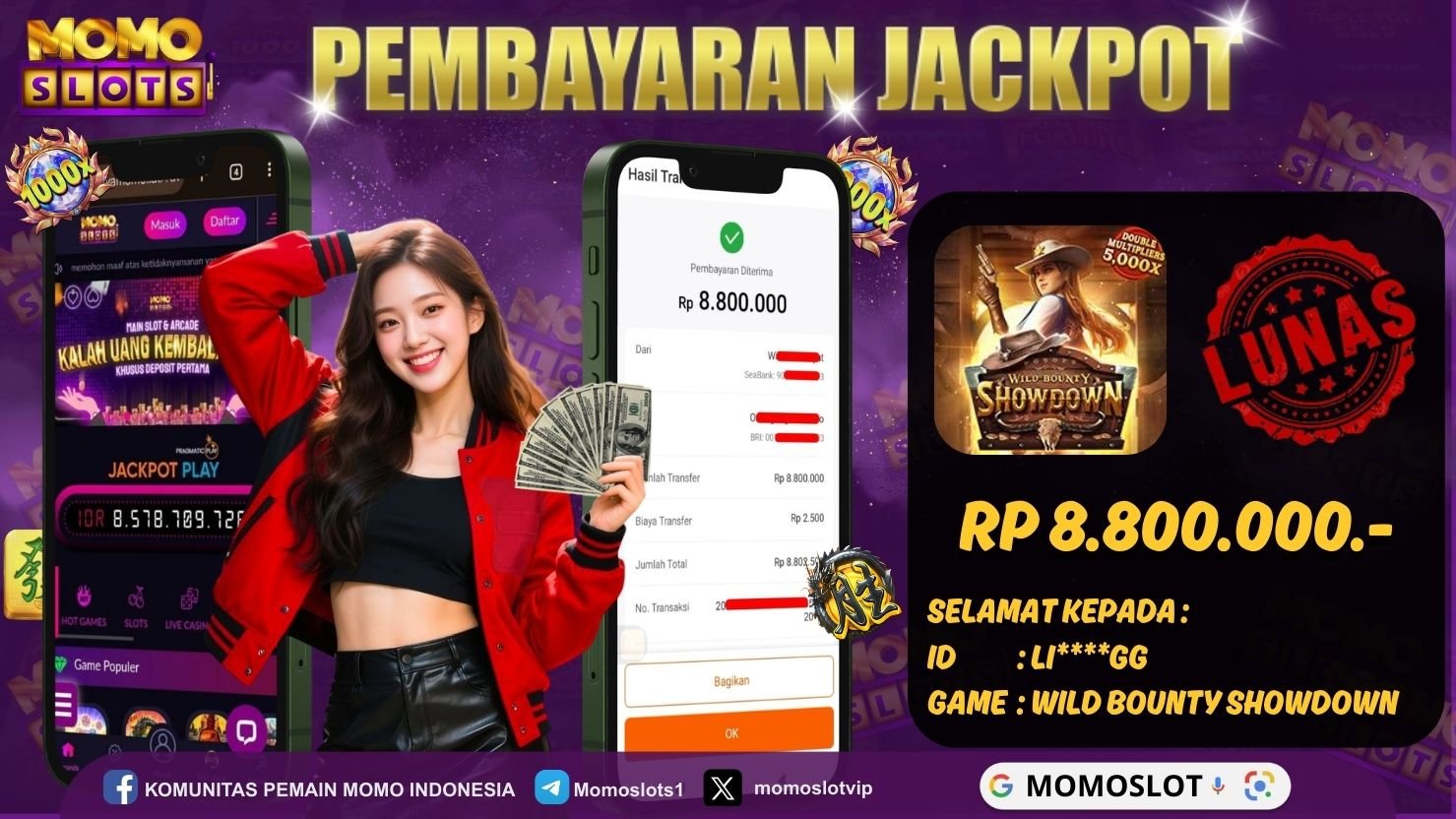 MOMOSLOTS JACKPOT SLOT WILD BOUNTY SHOWDOWN